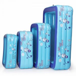 113/123/143/173/205/255cm PVC Swimming Pools for Family Outdoor Indoor Children's Three-ring Inflatable Kids Play Bathing Tub