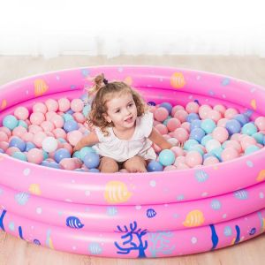 Portable Indoor Outdoor Baby Swimming Pool Inflatable Children Basin Bathtub Kids Pool Ball Children Toys Baby Pool Ocean For