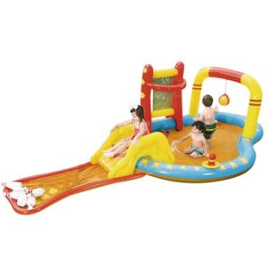 Summer Inflatable Children Paddling Pool Ocean Ball Water Spray Baby Swim Pool Mini Playground Water Slide
