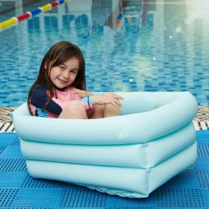Inflatable Infant Bathtub Children's PVC Pool Warm Bath Bucket Baby Hip Bath Bathtub Foldable Swimming Pool Toddler Boy Toys