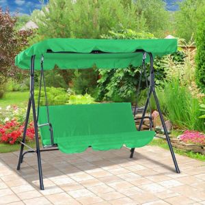 3 Seat Swing Canopies Seat Cushion Cover Set Patio Swing Chair Hammock Replacement Waterproof Garden sale Outdoor Furniture