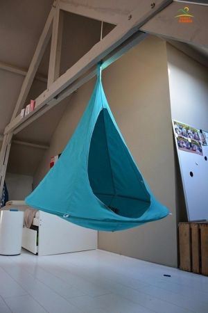 Camping Teepee for Kids Adults Silkworn Cocoon Hanging Swing Hammock tent for Outdoor Hamaca Patio Furniture Sofa Bed Swings
