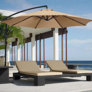 New Patio Umbrella Outdoor Sunshades Replacement Canopy Garden Pool  Waterproof Hexagon Sun Umbrellas UV-protective Parasol