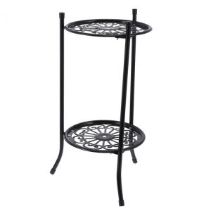 1pc Modern Living Room Storage Shelf Indoor Flowerpot Shelf Balcony Flower Rack
