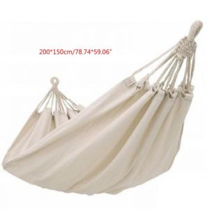Double Hammock Outdoor Rollover Prevention Camping Hanging Swing Bed for Hiking D0AD