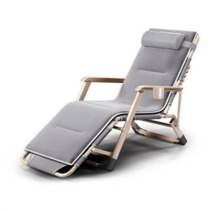 Outdoor deck chairs bed garden furniture camping Portable siesta Folding Backrest armrest Chair terrace leisure sun loungers