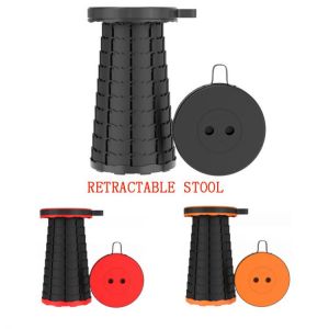 New Multifunction Retractable Stool Folding Chiar Outdoor Portable Stool Folding Chair Camping Stool Convenient Travel Fishing