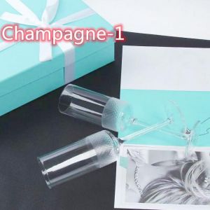 2021 Champagne glass to glass wedding gift engagement partner hand gift birthday red wine glass gift box set Christmas gift
