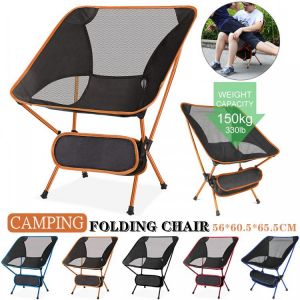 Ultralight Camping Chair with Handbag Portable Stool Outdoor Camping Folding Beach Chair for Picnic Travel Hiking Fishing Chairs