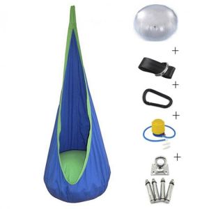 Kids Hammock Garden Furniture Pod Swings Chair Indoor Outdoor Hanging Seat Autism Sensory Child Therapy Swing Seat Patio 80Kg