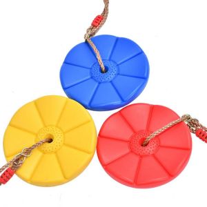 Children Swing Disc Toy Seat Kids Swing Round Rope Swings Outdoor Playground Hanging Garden Play Entertainment Activity