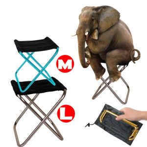 Lightweight Picnic Camping Chair Folding Fishing Chair Foldable Aluminium Cloth Outdoor Portable Beach Chair Outdoor Furniture