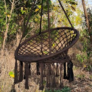 Hammock Chair Swing, Rattan Chair Hanging Hammock Swing Chairs for Indoor/Outdoor Home Patio Porch Yard Garden Deck,440 Pound Ca
