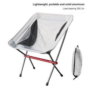Outdoor Moon Chair Camping Portable Folding Lengthen Camping Seat For Fishing Festival Picnic BBQ Beach Ultralight Chair