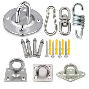 304 Stainless Steel Suspension Bracket Hammock Mount Ceiling Hook Anchor Hanger For Gym Training Aerial Yoga Sex Swing Hanging