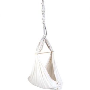 Svava Latte Spring Loaded Baby Hammock Crib - Baby Ceiling Swing Hammock High Quality