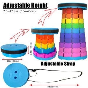 Telescopic stool Shrink Cadeiras Outdoor chair Silla plegable Camping chair Sillas plegables Taburete Fishing chair Silla playa