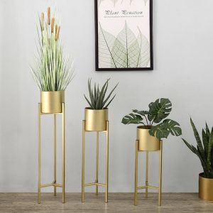 all in one place חצר וגינה Outdoor Furniture Nordic Plants Stand Balcony Shelf Plant Green Succulent Iron Art Rack Simple Floor Light Luxury Flower Holders