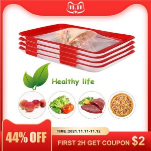 Creative Food Preservation Tray Food Fresh Keeping  Fresh Spacer Organizer Food Preservate Refrigerator Food Storage