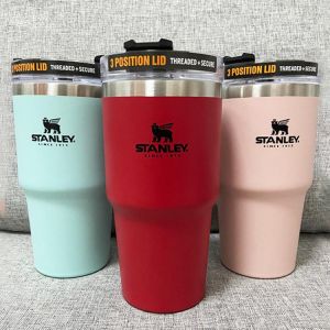 【Original Stanley】 680ML Travel Coffee Wholesale Vacuum Insulated Stainless Steel Cup Straw Adventure Extinction Travel Cup