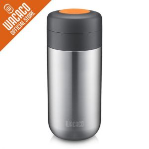 Wacaco Nanovessel,3-in-1 Vacuum Insulated Flask-Tumbler,Tea Infuser and Water Tank.Thermos Cup Accessory for Nanopresso Machine.