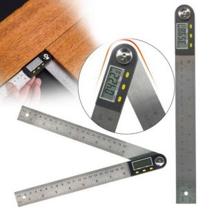 300mm 12inch Digital protractor Angle ruler 200mm 8inch angle Finder Meter Plastic/Stainless Steel 360  goniometer inclinometer