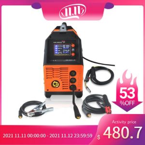 MIG-200AL 6 in 1 220V Inverter Arc Electric Welding Machine LCD Display MIG/MMA/LIFT TIG/PULSE AlMg/AlSi/DOUBLE PULSE Welder