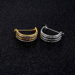 GUSLESON Quality Tie Clasp Necktie ring suit for Mainly Men Tie