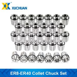 Collet Chuck Set ER8 ER16 ER20 ER25 ER32 ER40 Spring Collet Set for CNC Milling Lathe Machine Tool Holder