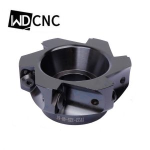Right-angle-square-shoulder face mill TP16-50-22-4T or TP22-63-22-4T  indexable face milling cutter shell mill for TPKN2204