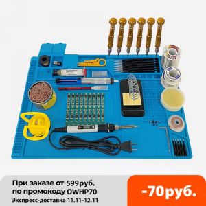 ESD Heat Insulation Working mat Soldering Station Iron Phone Computer Repair Mat Magnetic Heat-resistant BGA  Insulator Platform