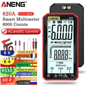 ANENG 620A Digital Smart Multimeter Transistor Testers 6000 Counts True RMS Auto Electrical Capacitance Meter Temp Resistance