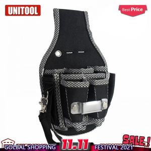 9 in 1 Screwdriver Utility Kit Holder Top Quality 600D Nylon Fabric Tool Bag Electrician Waist Pocket Tool Belt Pouch Bag