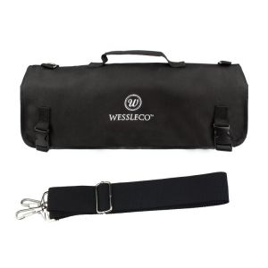 WESSLECO Chef Knife Case Oxford Cloth Chef Travel Bag Pouch Storage Organizer Holder for Travel Carry