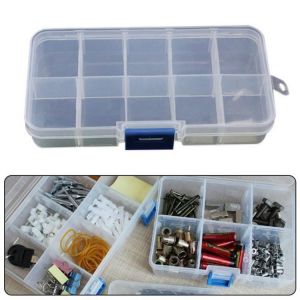 Tool Box Plastic Box for Small Parts Jewelry Container Ring Electronic Drill Screw Beads Component Storage Professional Toolkit