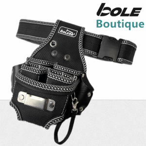 BOLE High quality Waterproof Tool Bag Multifunction Electrician's Repair Kit Thick Fabric Tool Belt Bag