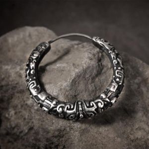 Beast Earrings 2021 Trend Men Silver Earrings Single Chinese Style Retro Creative Ear Buckle Temperament Girls For Women Jewelry