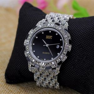 Character silver goods S925 pure silver jewelry wholesale Thailand silver men quartz technology bracelet watches