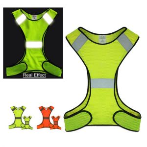 High Quality Reflective Safety Vest Adult/Kids Work Safety Clothes For Night Running Riding Outdoor Sports Safety Average Size