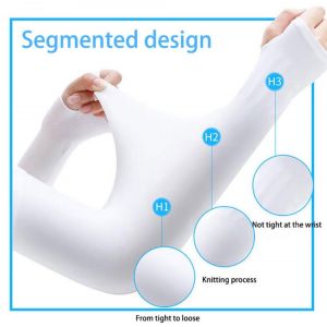 1@#Unisex Cooling Arm Sleeves Cover Cycling Running UV Sun Protection Nylon Cool Arm Sleeves for Hide Tattoos Safety Clothing