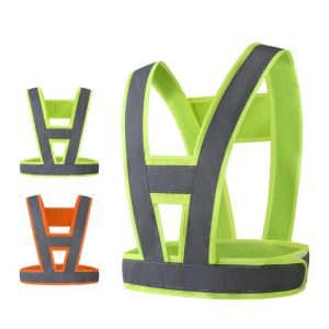 Hi Vis High Visibility Safety Reflective Vest Belt High Visibility Day And Night For Outdoor Activities