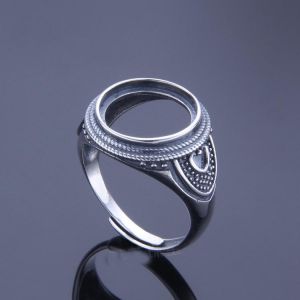 14*14mm   925 STERLING SILVER men women Semi Mount Bases Blanks base blank Pad ring Setting wedding jewelry findings diy A2111
