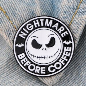 LT1255 Halloween The Nightmare Before Christmas Enamel Pins for Clothes Badges on Backpack Lapel Pin Gifts Jewelry Accessories