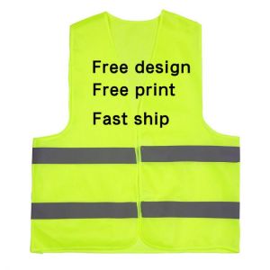 Car Reflective Safety Vest Reflective Strip Security Vest Car Emergency Reflective Vest Fluorescent Construction Jacket