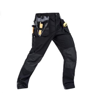 Multi-tool Pocket Safety Clothes Auto Repair Workwear Pants Wear-resistant Mechanics  Coverall Trousers Men Labor Insurance Pant