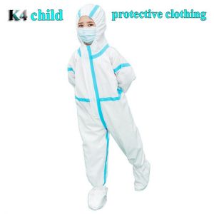 K4 Disposable children's protective clothing Unisex Laminated non-woven fabric Splash-proof anti-static Comfortable Work clot