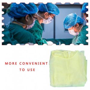 10pcs Disposable Isolation Clothing Non-woven Isolation Gown Resistant Protective Dress For Men Woman