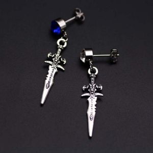 Original unique Mens single Spike stainless steel earring,guys jewellery,accessory, hipster, grunge style, dagger earrings men