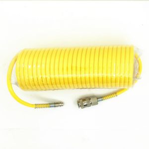 Telescopic PE Hose 7.5M Pneumatic Air Hose Tube Air Compressor Toll with European Style EU Male and Female Quick Connector