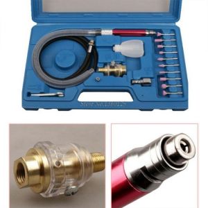 16pcs High Speed Air Micro Die Grinder Kits Mini Pencil Polishing Engraving Tool Professional Grinding Cutting Pneumatic Tools